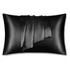 Silky Satin Pillowcase Black