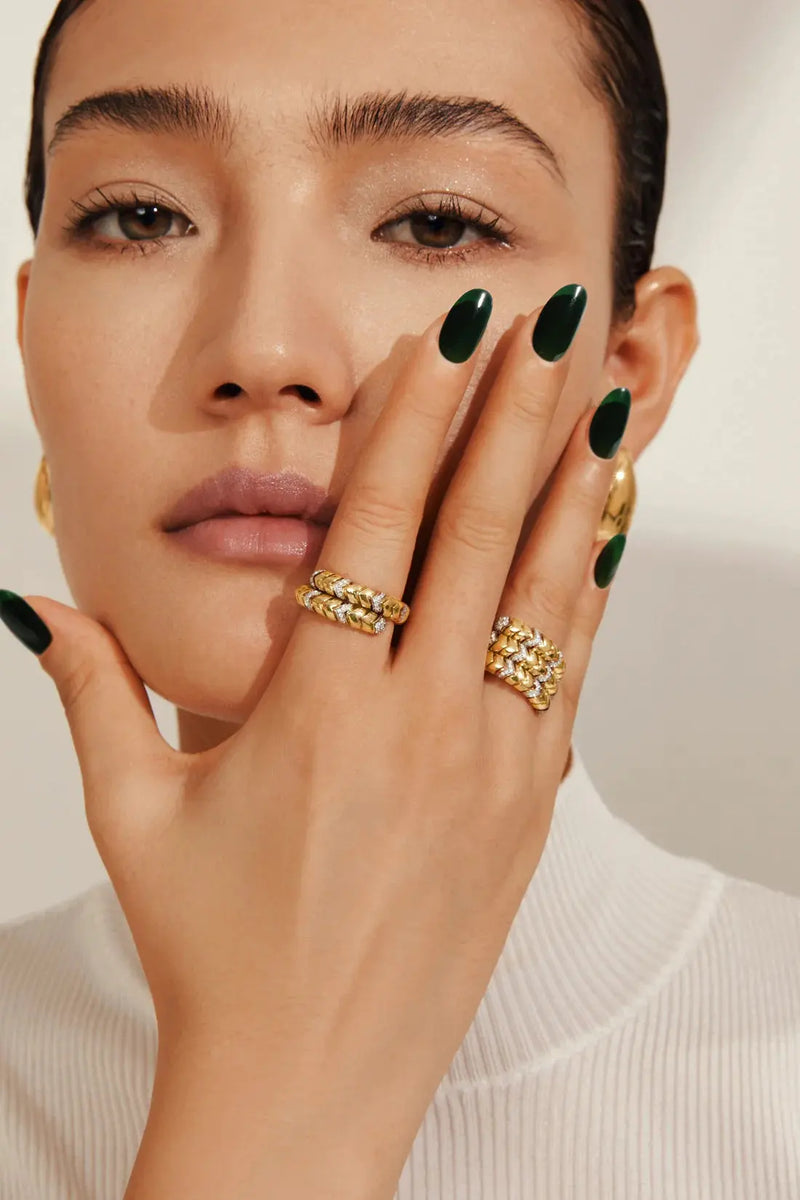 Bonmuz Press-On Nails Forest Lush