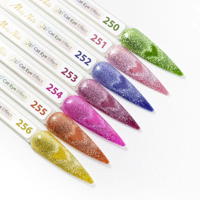 Molly Nails UV/LED Gel Polish Cat Eye Glacier Crush Nr 252 Amethyst