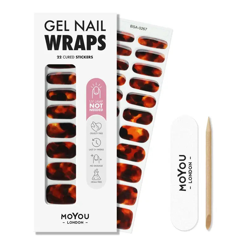 MoYou London Non-UV Gel Wraps Wild Habit