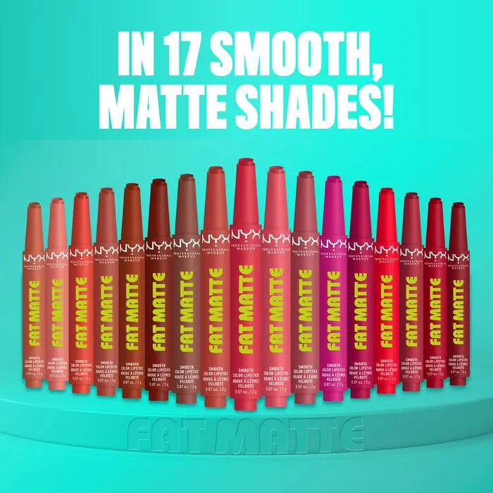 NYX Professional Makeup Fat Matte Smooth Color Lipstick Cozy Whipped