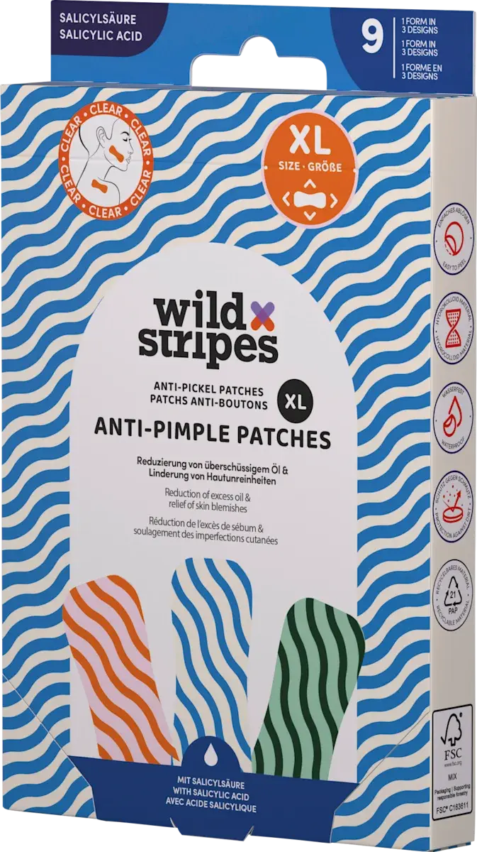 Wild Stripes Ant-Pimple Patches XL
