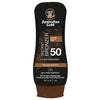 SPF 50 lotion with bronzer