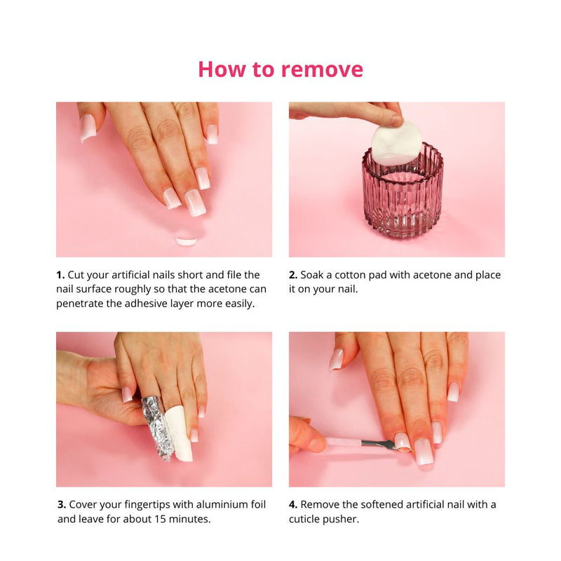 Boozyshop 24 pcs Press On Nails Polka Dots