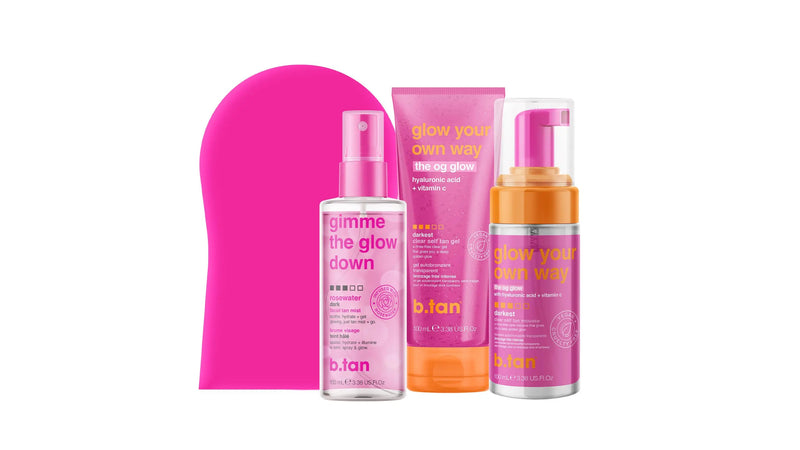 B.tan Glow Your Own Way Gift Set