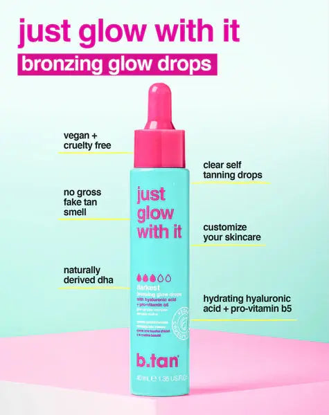 B.tan Just Glow With It Bronzing Glow Drops