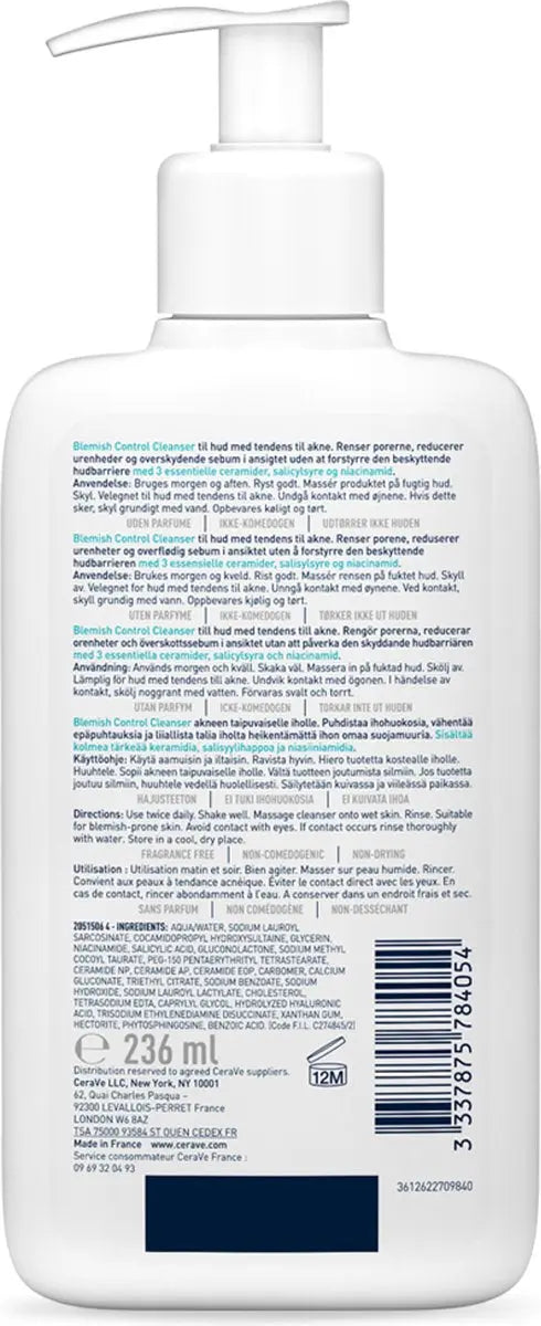 CeraVe Blemish Control Cleanser