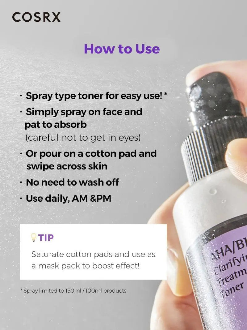 COSRX Bha/Aha Clarifying Treatment Toner 30 ml.