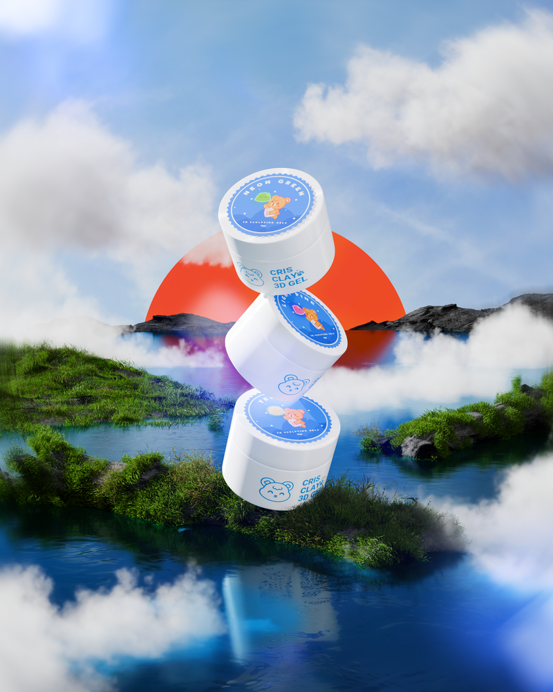 Crisania Neri Cris Clay Korean Clear 3D Gel