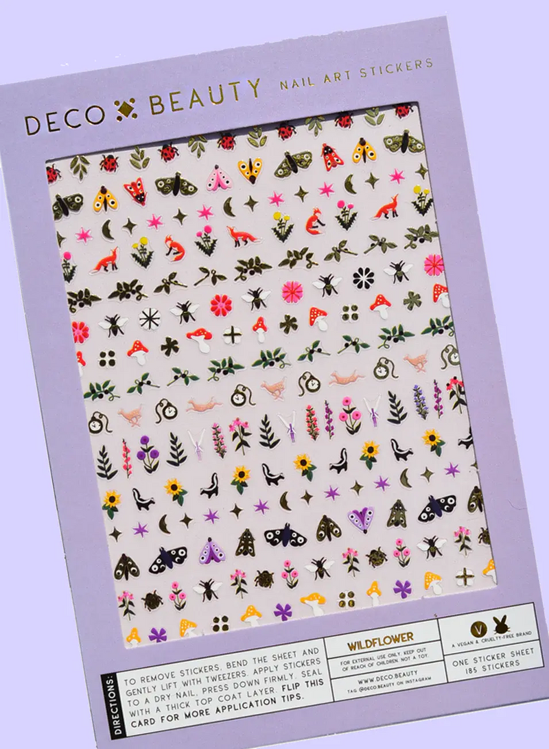 Deco Beauty Nail Art Stickers Wildflower