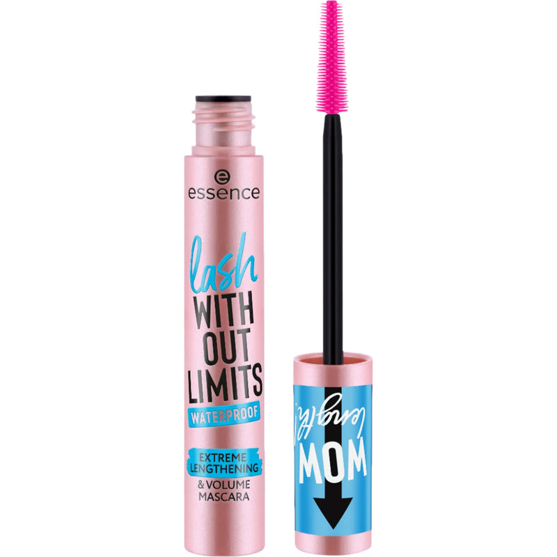 Essence Lash Without Limits Waterproof Extreme Lengthening & Volume Mascara 03 Black Waterproof