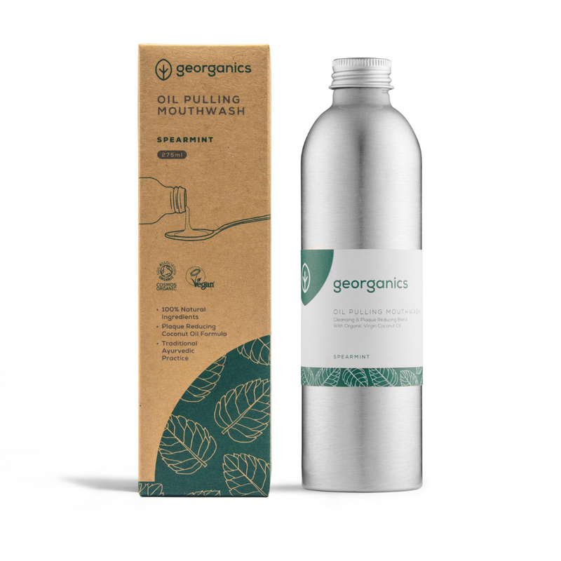 Georganics Oil Pulling Mouthwash Spearmint