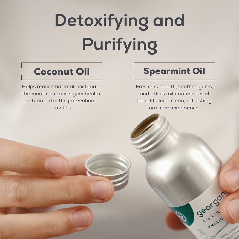 Georganics Oil Pulling Mouthwash Spearmint