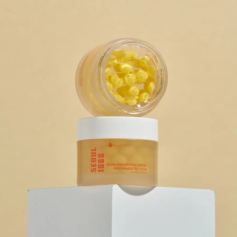 K-Secret Capsule Cream: Niacinamide 5% + Yuja