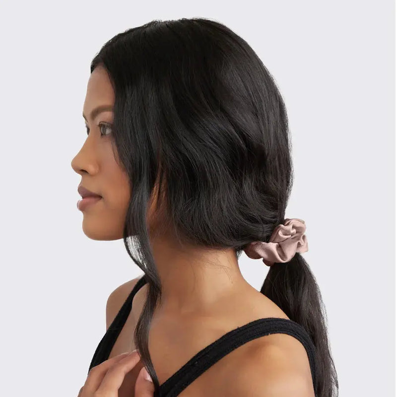 Kitsch Satin Sleep Scrunchies 5pc Set Cameo