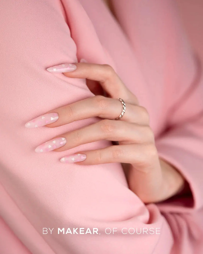 Makear No Wipe Top Coat Hearts