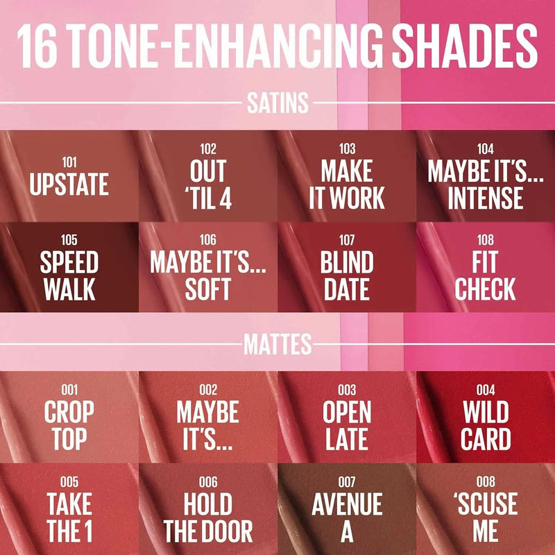 Maybelline Maybe It's Serum Lipstick 003 Open Late