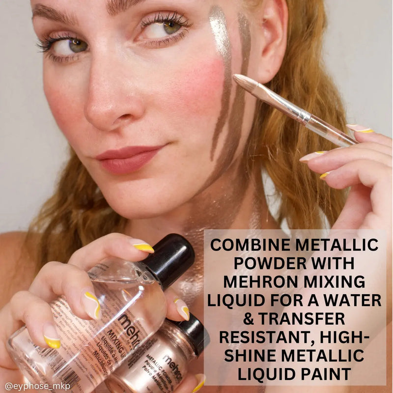 Mehron Makeup Metallic Powder Bronze