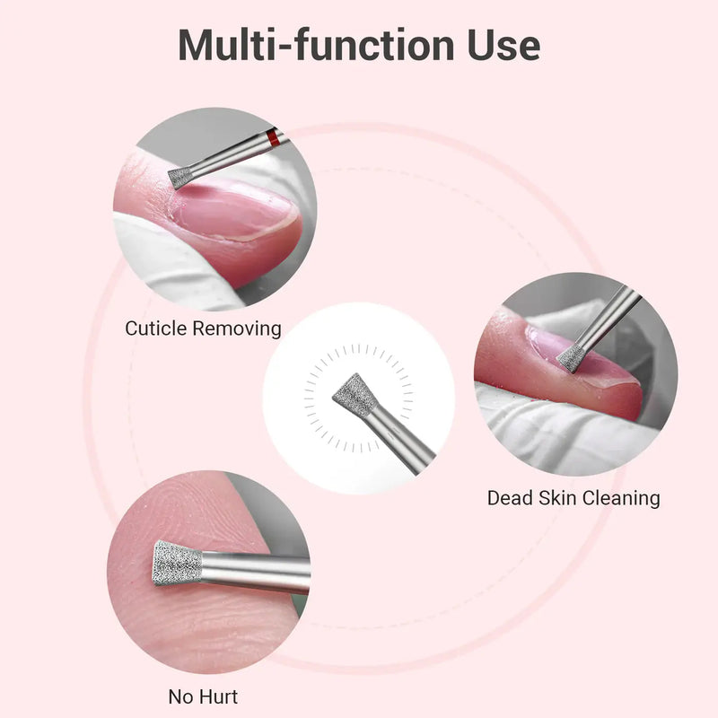 MelodySusie Inverted Tapered Cuticle Clean Nail Drill Bit 6,7mm