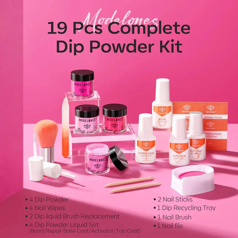 Modelones All-In-One Dip Powder Kit Secret Beauty