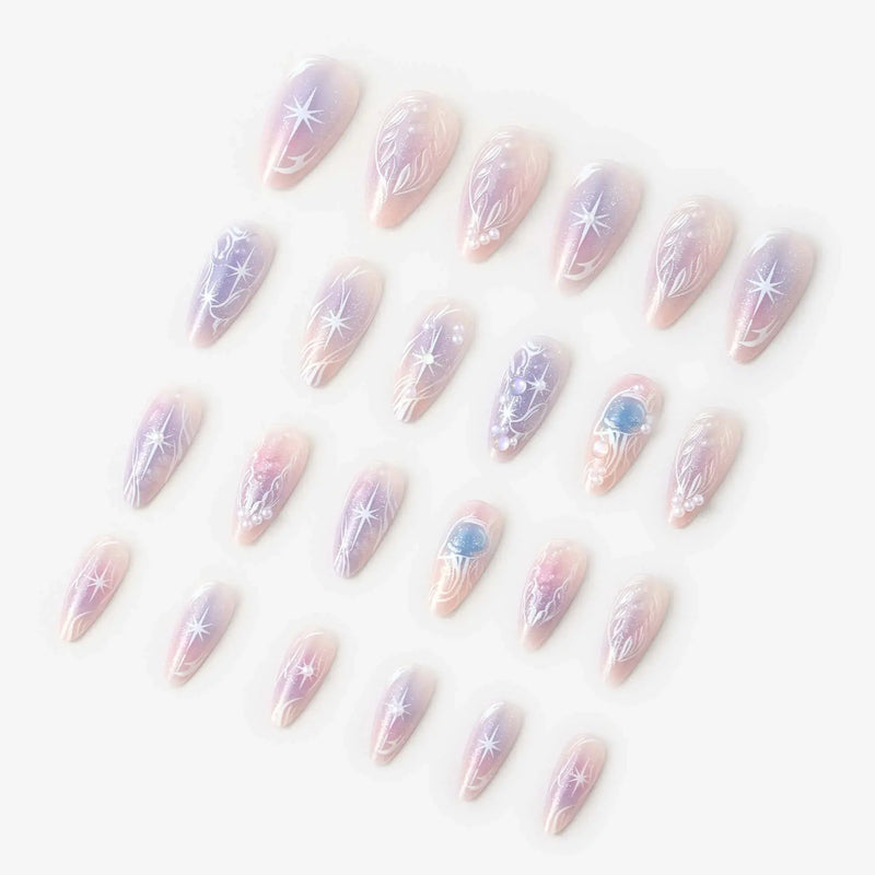 Never Have I Ever Press-On Nails Rave Princess