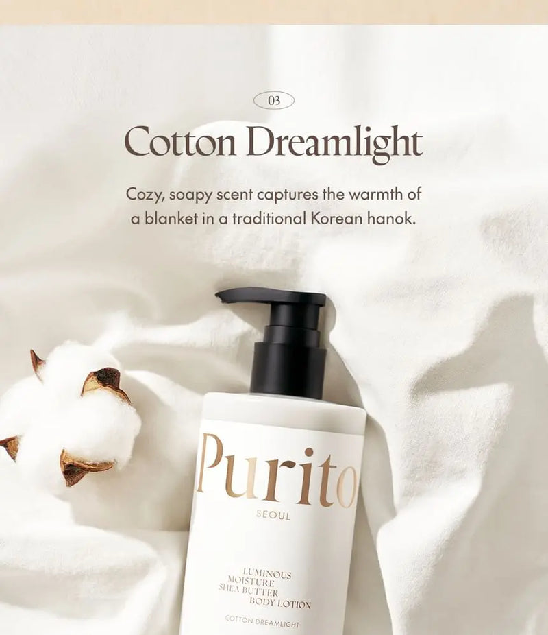 Purito Luminous Moisture Shea Butter Body Lotion Cotton Dreamlight