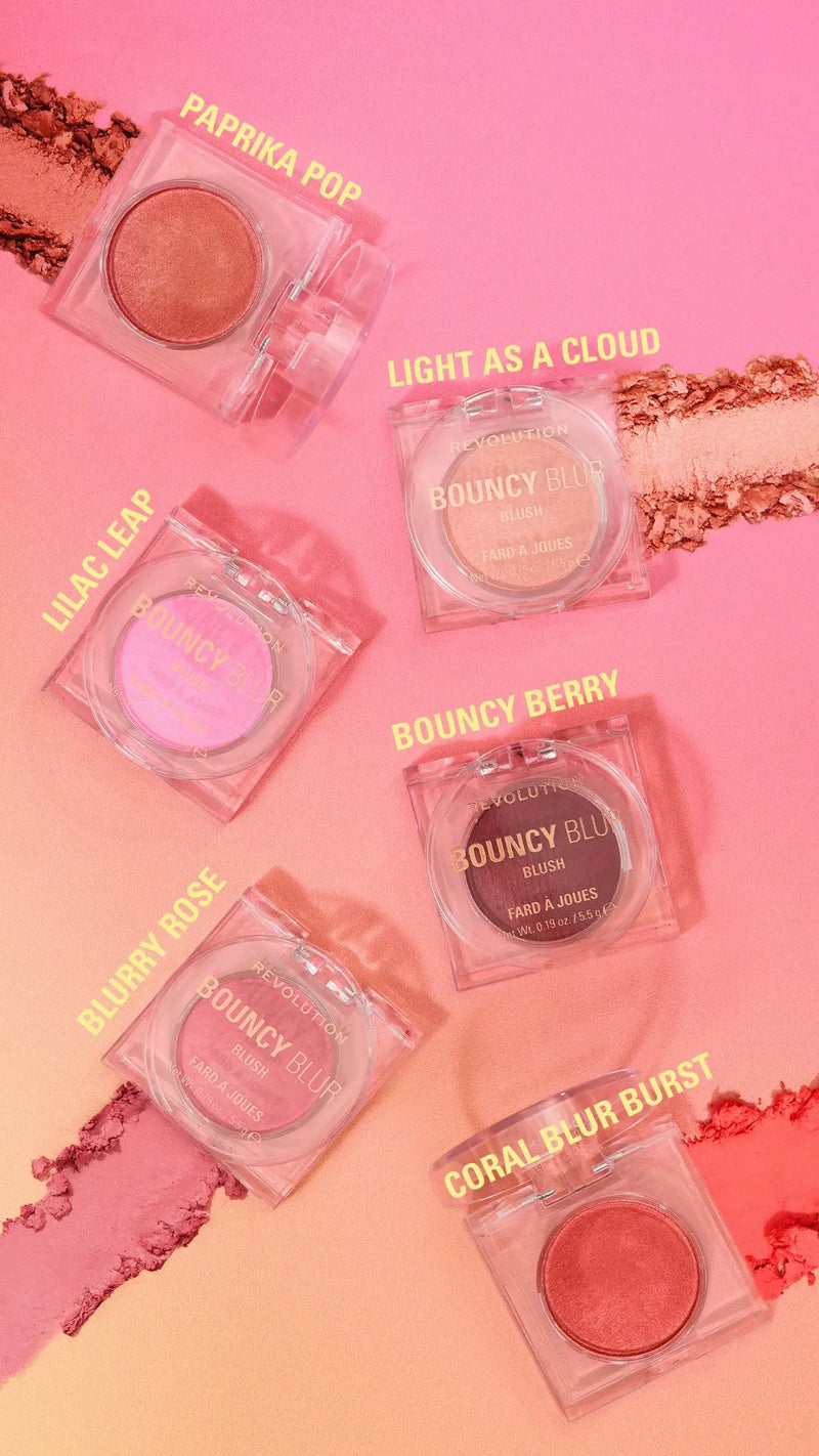 Revolution Bouncy Blur Blush Light As A Cloud Peachy Pink