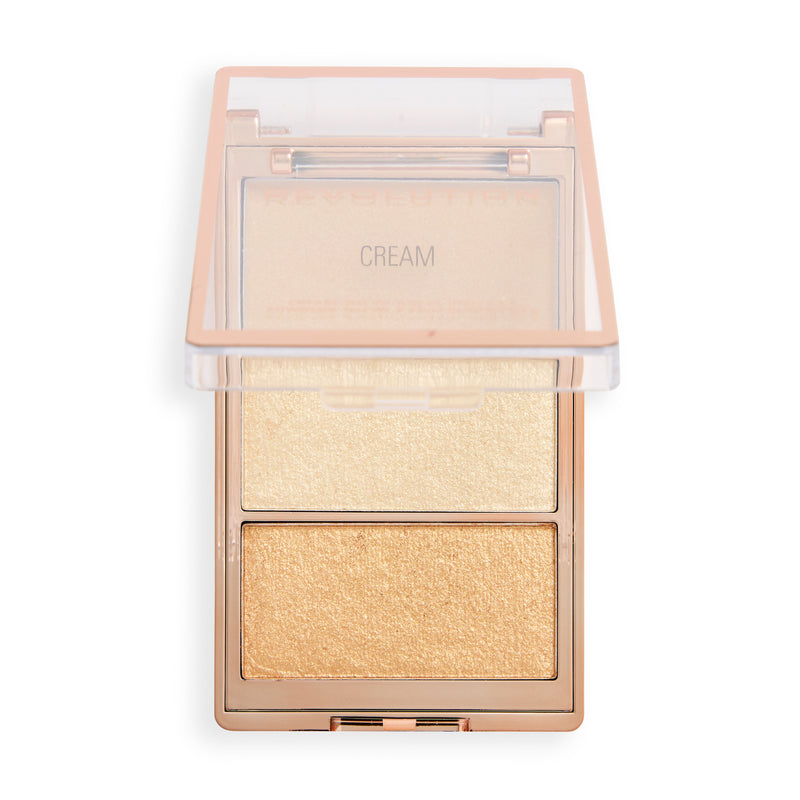 Revolution Highlight Icon Palette Rosy Gold Glow