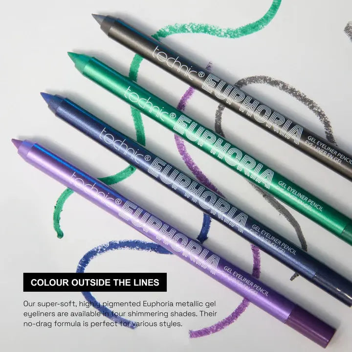 Technic Euphoria  Gel Eyeliner Pencil Green
