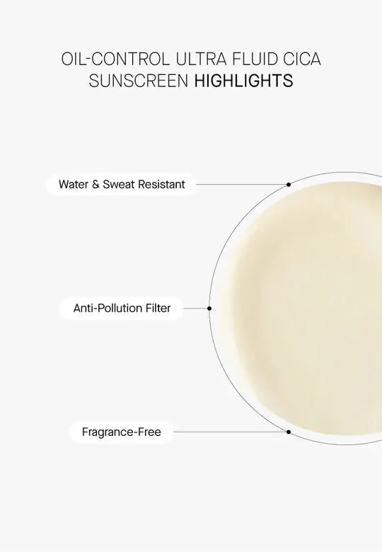 Transparent Lab Oil-Control Ultra Fluid Cica Sunscreen