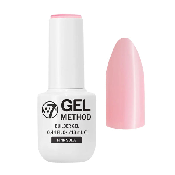 W7 Cosmetics Gel Method Builder Gel Polish Pink Soda